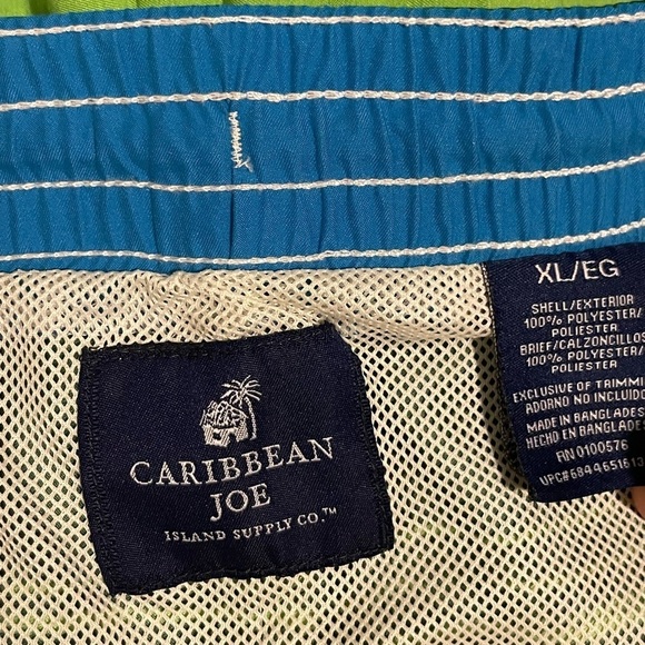 Caribbean Joe Drawstring Swimming Trunks Size XL - Picture 5 of 5